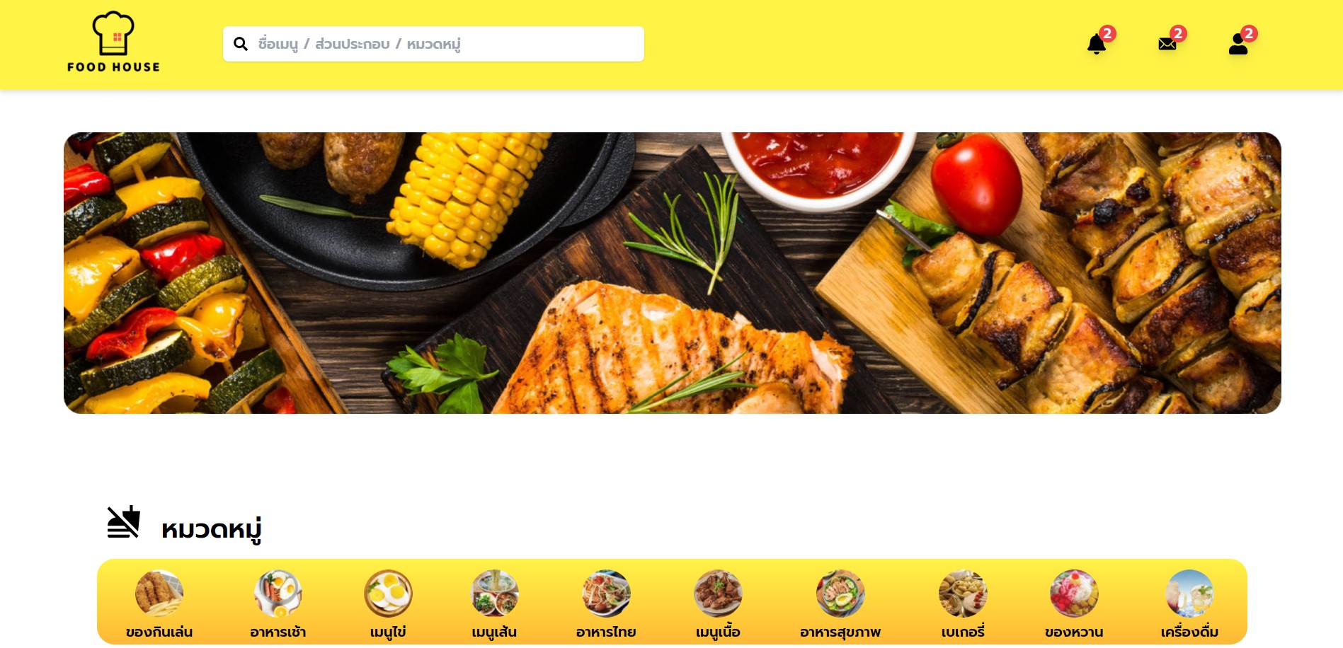 Food Blog Website